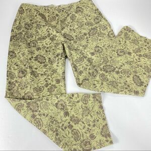 Sigrid Olsen Sport Lagenlook Wide Leg Floral Pants 16W
